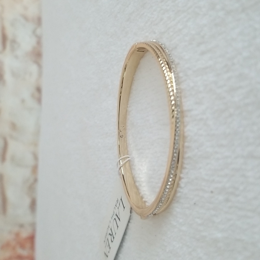 New Ralph Lauren Pave Crossover Bangle Bracelet
